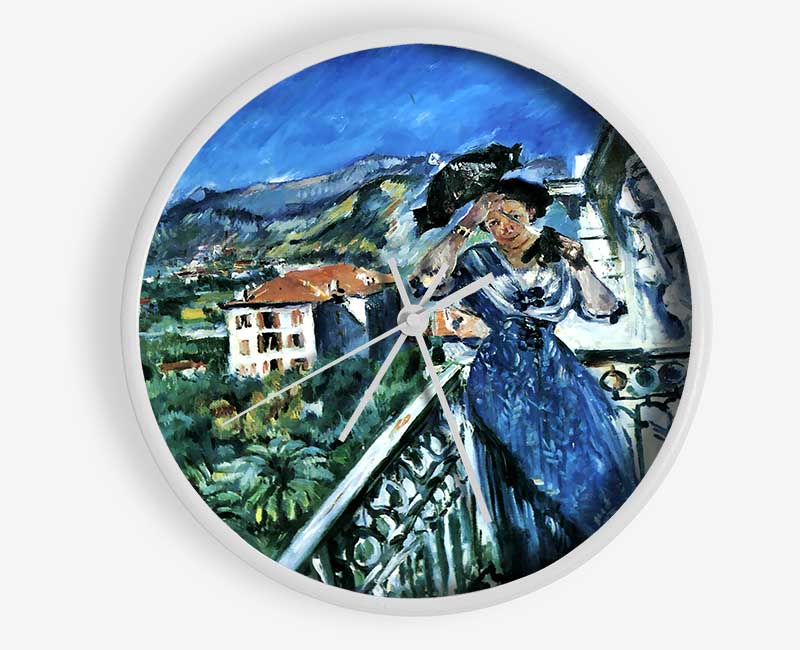 Lovis Corinth In Bordighera Clock - Wallart-Direct UK