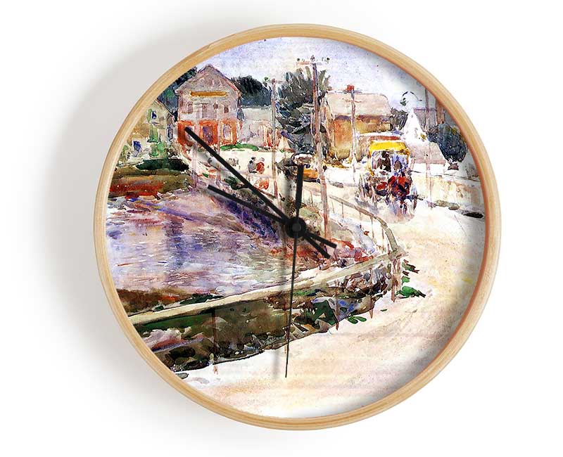 Hassam In Gloucester Clock - Wallart-Direct UK