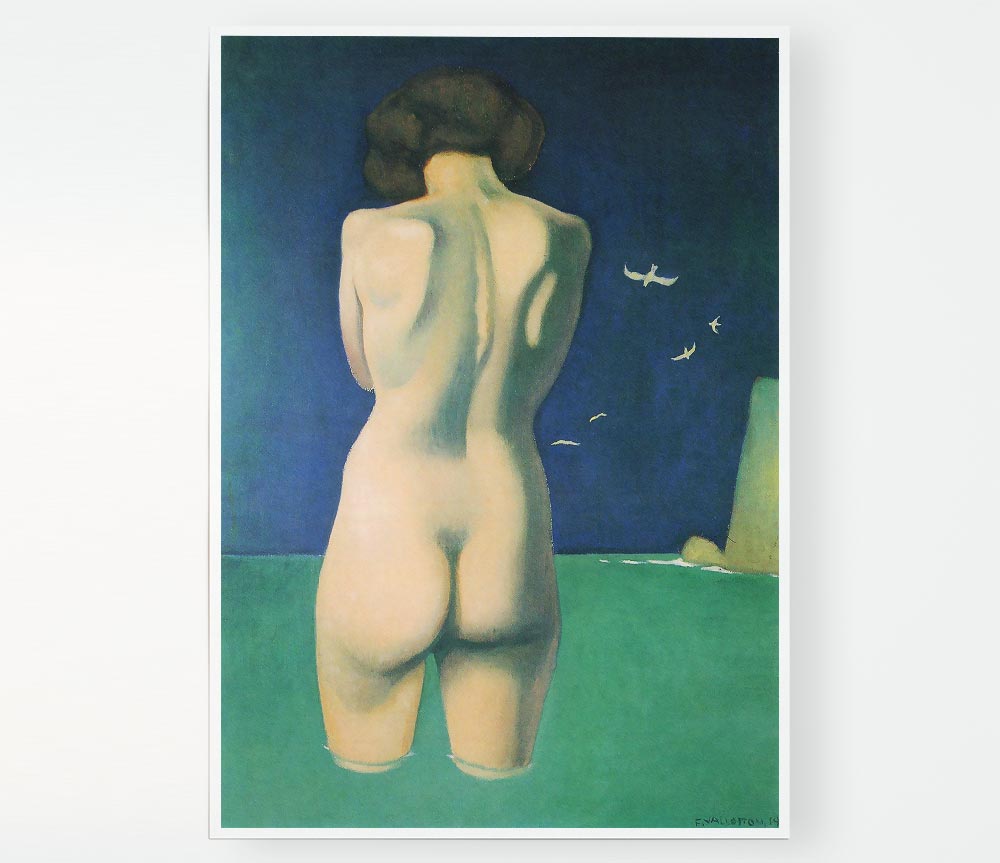 Felix Vallotton In The Water Print Poster Wall Art