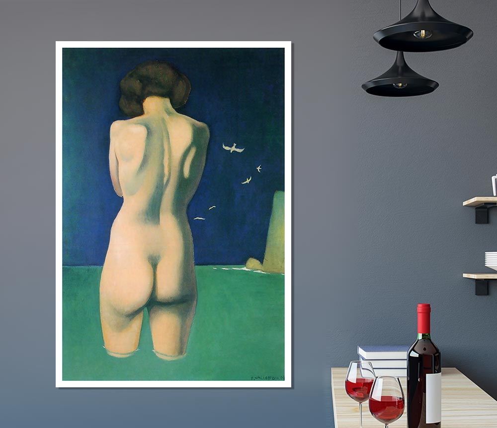 Felix Vallotton In The Water Print Poster Wall Art