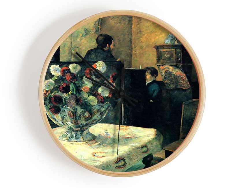 Gauguin Interior Of Painter Of Rue Carcel Clock - Wallart-Direct UK