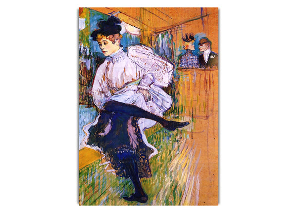 Jane Avril Dances By Toulouse Lautrec