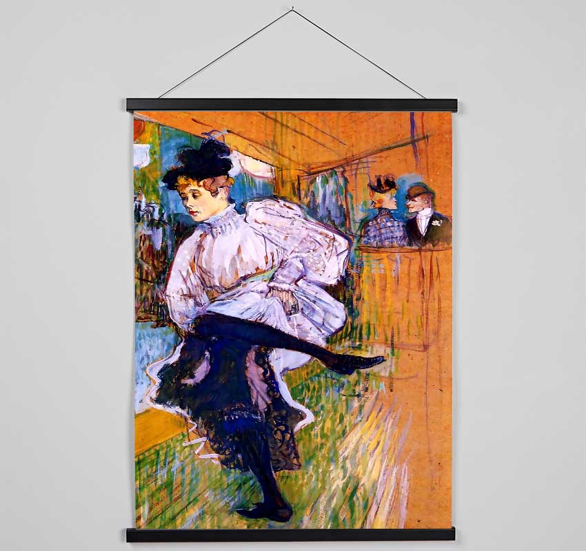 Toulouse Lautrec Jane Avril Dances Hanging Poster - Wallart-Direct UK