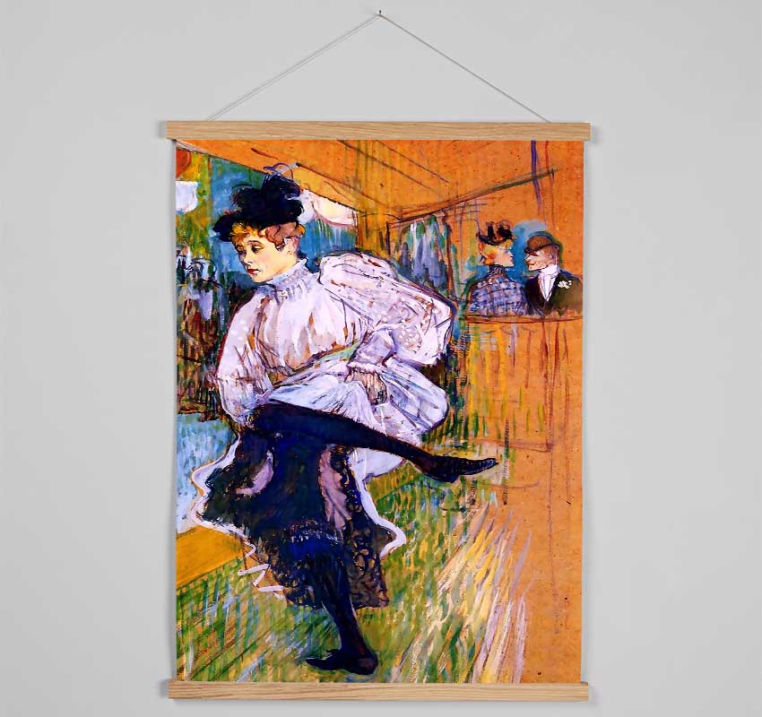 Toulouse Lautrec Jane Avril Dances Hanging Poster - Wallart-Direct UK