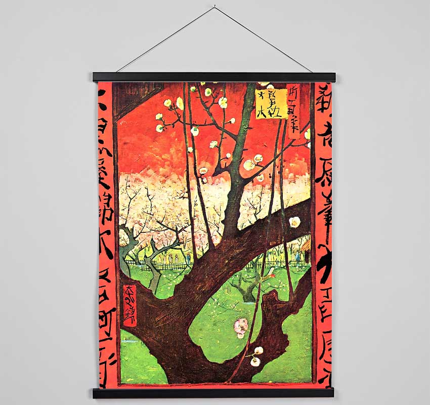 Van Gogh Japonese Tree (After Hiroshige) Hanging Poster - Wallart-Direct UK