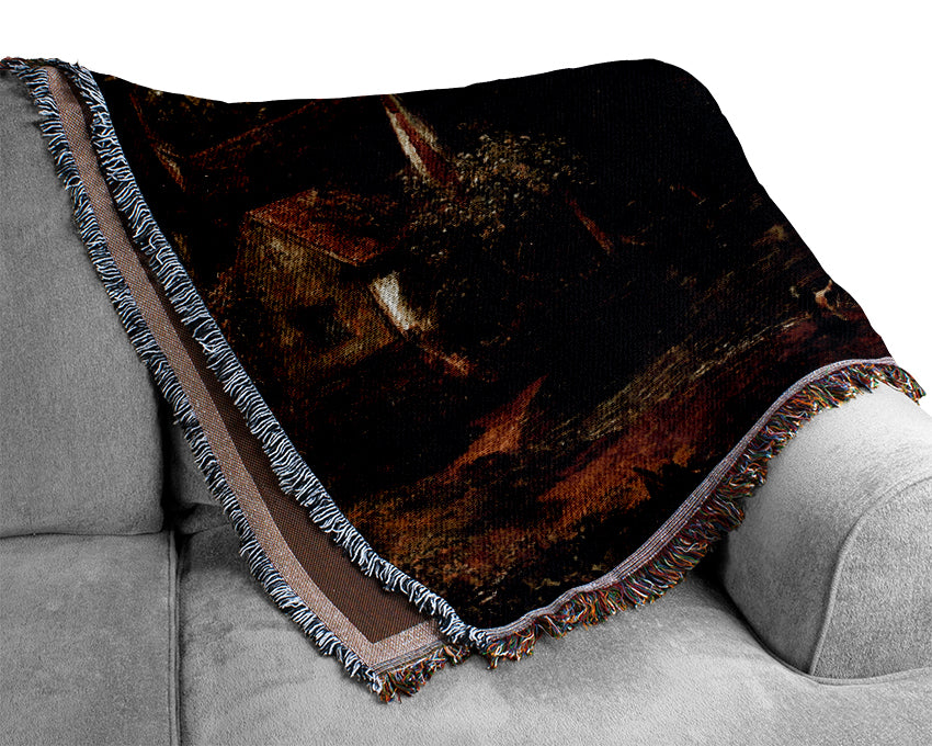 Constable The Hey-Wain Woven Blanket