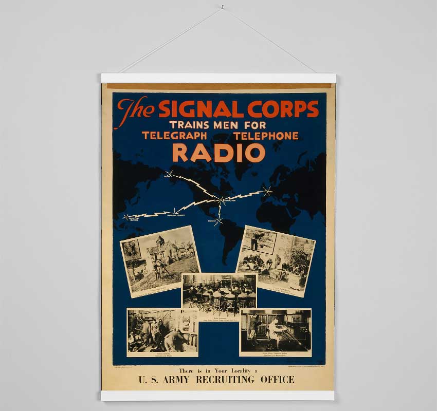 Join The Signal Corps Hanging Poster - Wallart-Direct UK