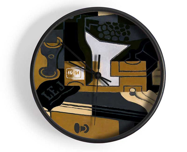 Juan Gris Coffee Grinder Clock - Wallart-Direct UK