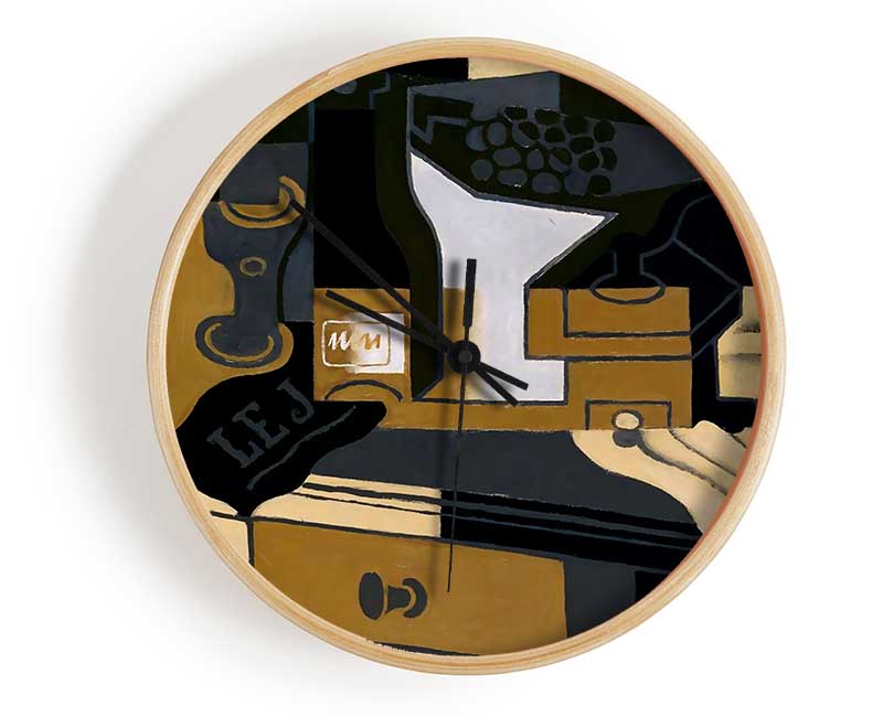 Juan Gris Coffee Grinder Clock - Wallart-Direct UK