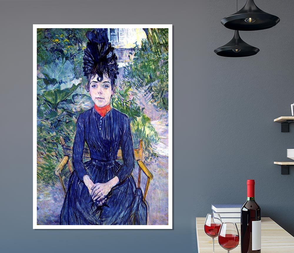 Toulouse Lautrec Justine Dieuhl Print Poster Wall Art