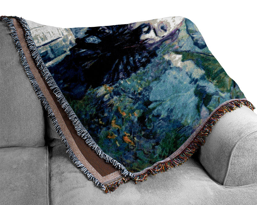 Toulouse Lautrec Justine Dieuhl Woven Blanket