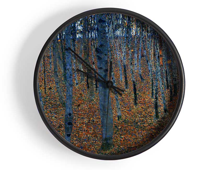 Klimt Beech Grove 1 Clock - Wallart-Direct UK