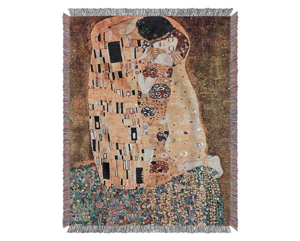 Klimt The Kiss Woven Blanket