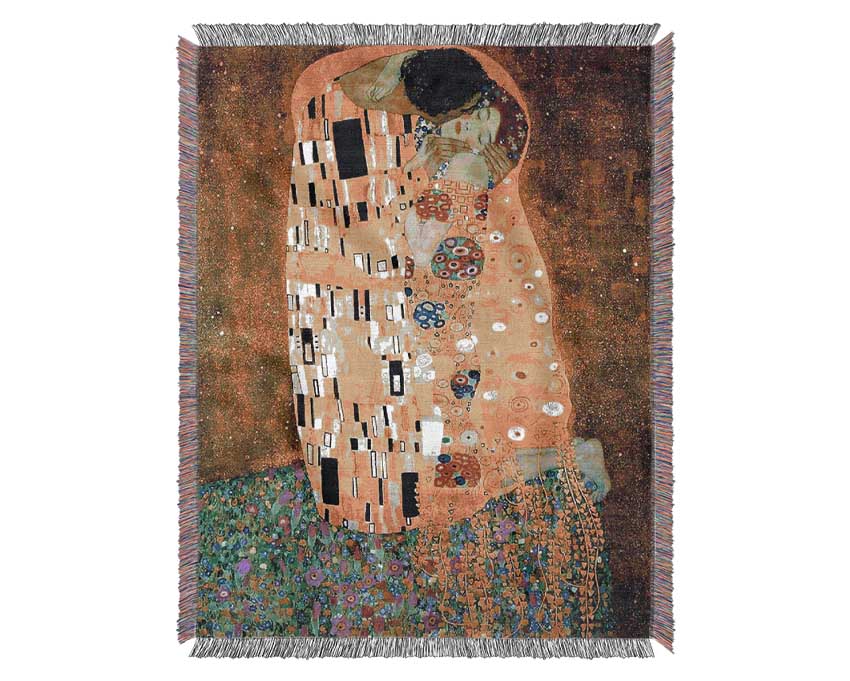 Klimt The Kiss 2 Woven Blanket