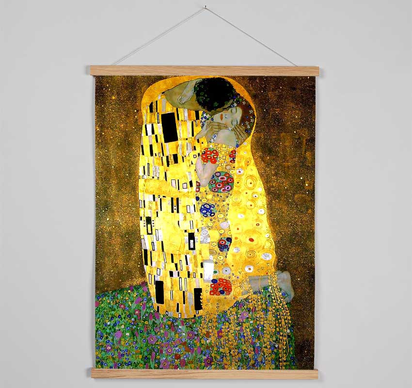 Klimt The Kiss 2 Hanging Poster - Wallart-Direct UK