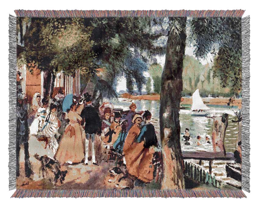 Monet La Grenouillere Woven Blanket