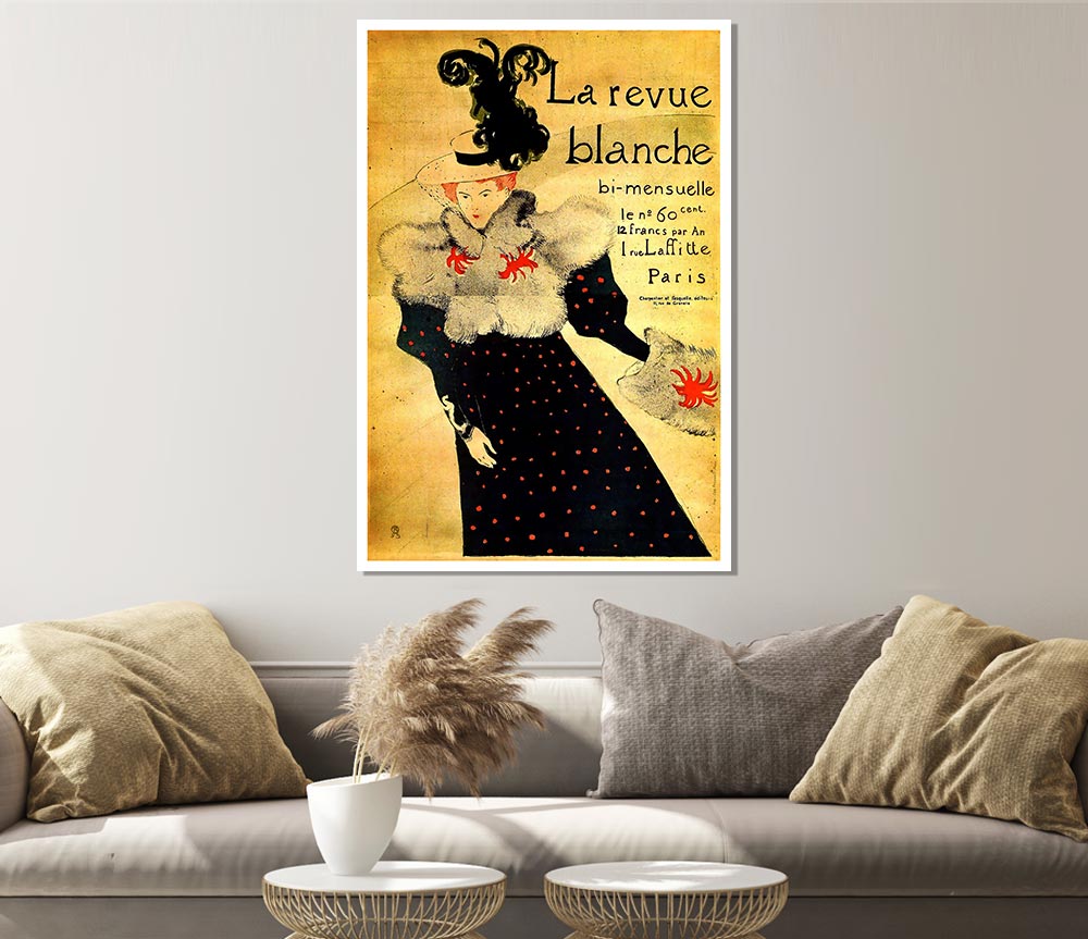 Toulouse Lautrec La Reveu Blanche Print Poster Wall Art