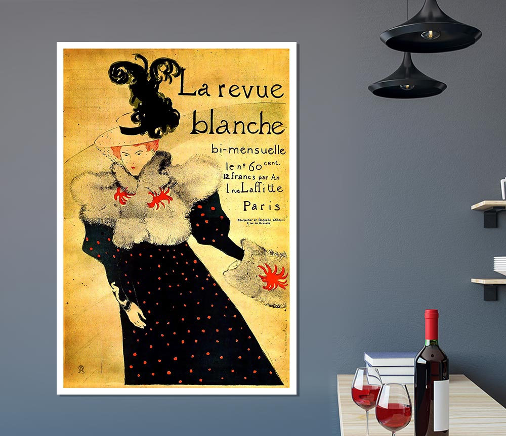 Toulouse Lautrec La Reveu Blanche Print Poster Wall Art