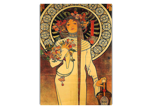 La Trappistine By Alphonse Mucha