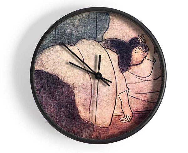 Joseph Rippl-Ronai Lady In Bed Clock - Wallart-Direct UK