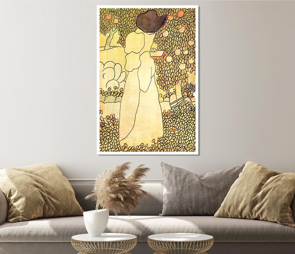 Joseph Rippl Ronai Lady In Her Garden Print Poster Wall Art