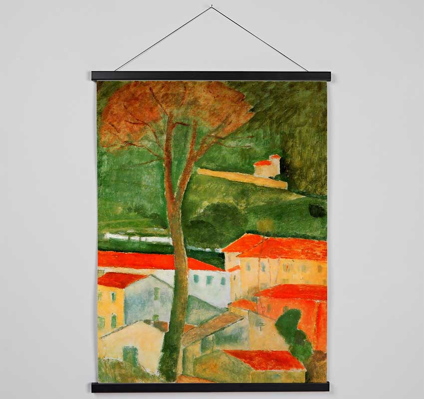 Modigliani Landscape 2 Hanging Poster - Wallart-Direct UK