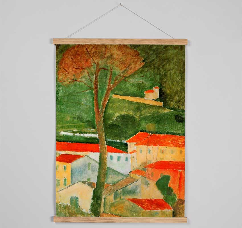 Modigliani Landscape 2 Hanging Poster - Wallart-Direct UK