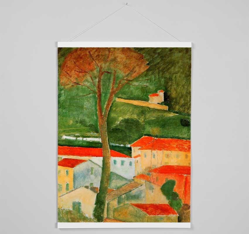 Modigliani Landscape 2 Hanging Poster - Wallart-Direct UK