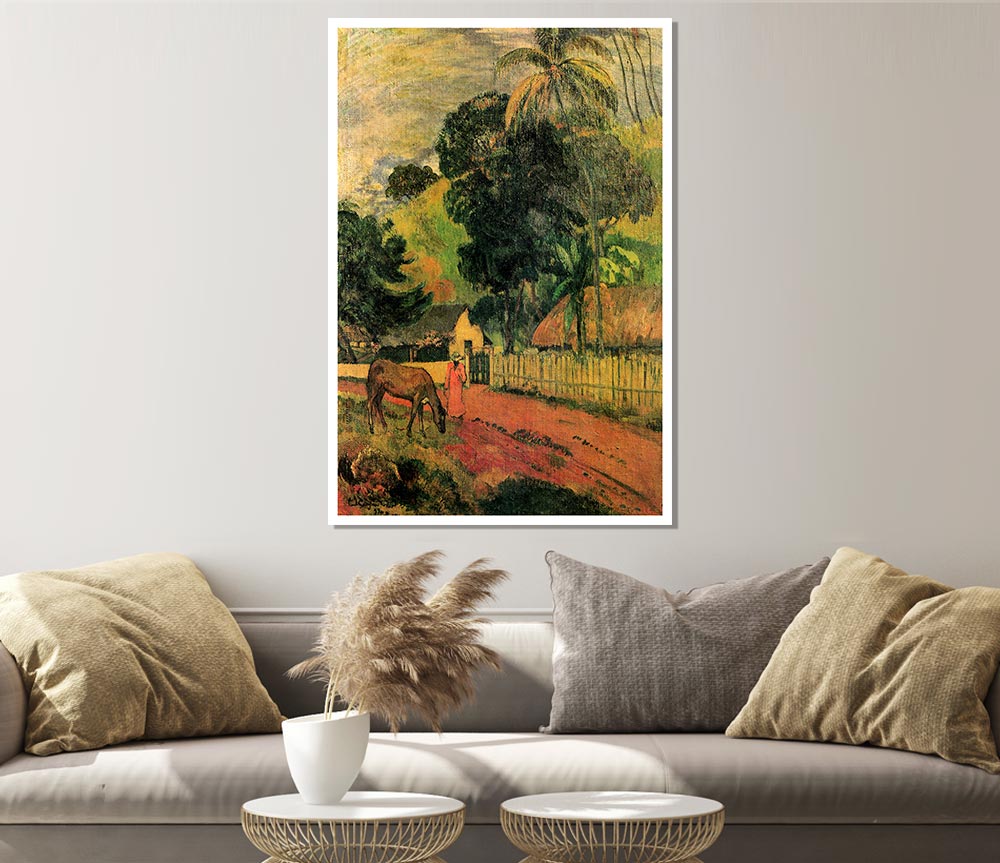 Gauguin Landscape Print Poster Wall Art