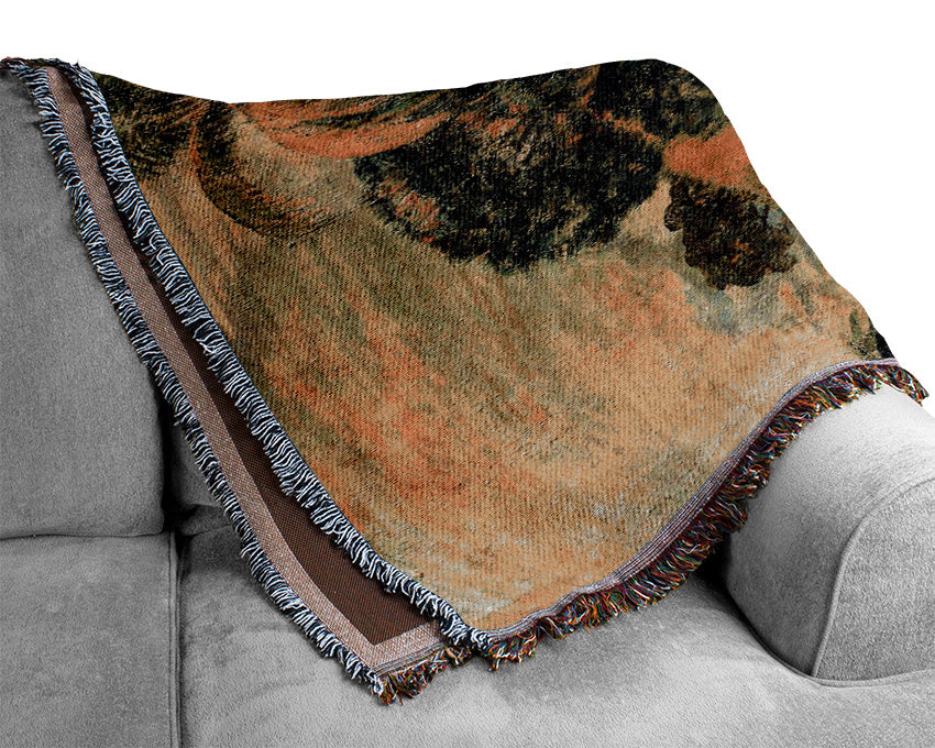 Gauguin Landscape Woven Blanket