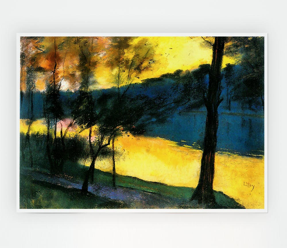 Lesser Ury Landscape Print Poster Wall Art