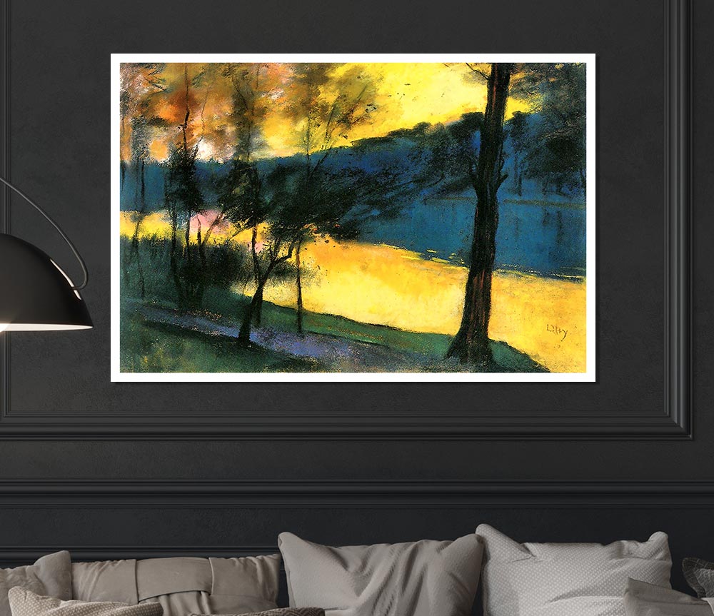 Lesser Ury Landscape Print Poster Wall Art