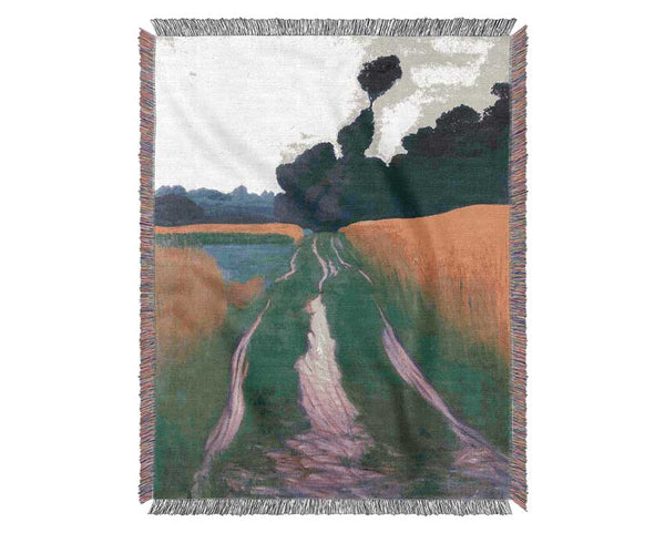 Felix Vallotton Landscape In Regen Woven Blanket