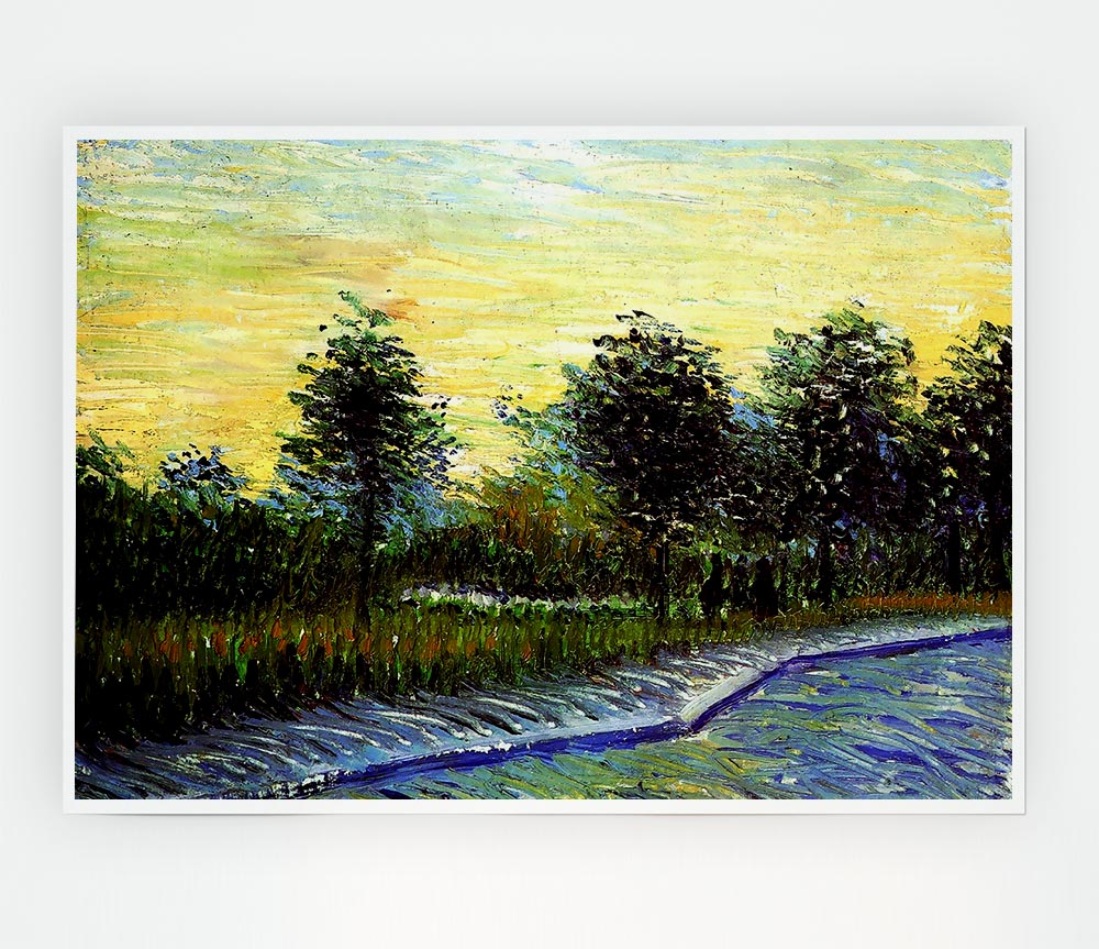 Van Gogh Lane In Voyer D Argenson Park At Asnieres Print Poster Wall Art