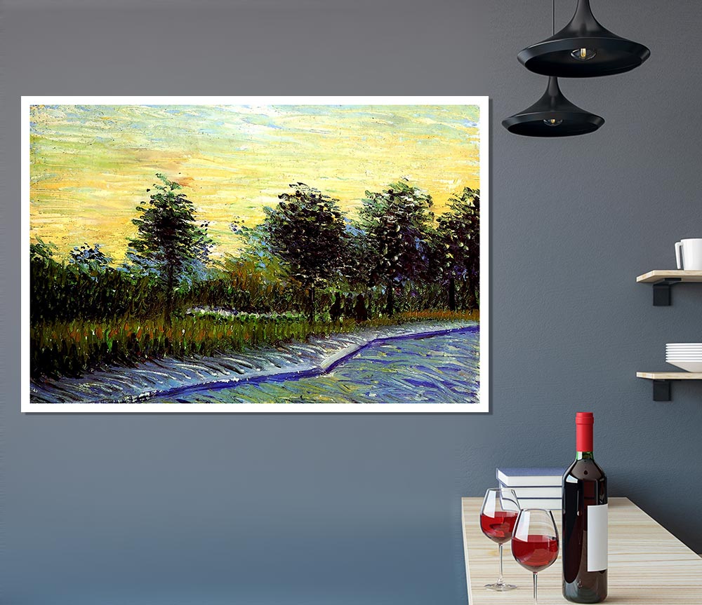 Van Gogh Lane In Voyer D Argenson Park At Asnieres Print Poster Wall Art