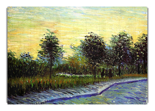 Lane In Voyer D Argenson Park At Asnieres By Van Gogh