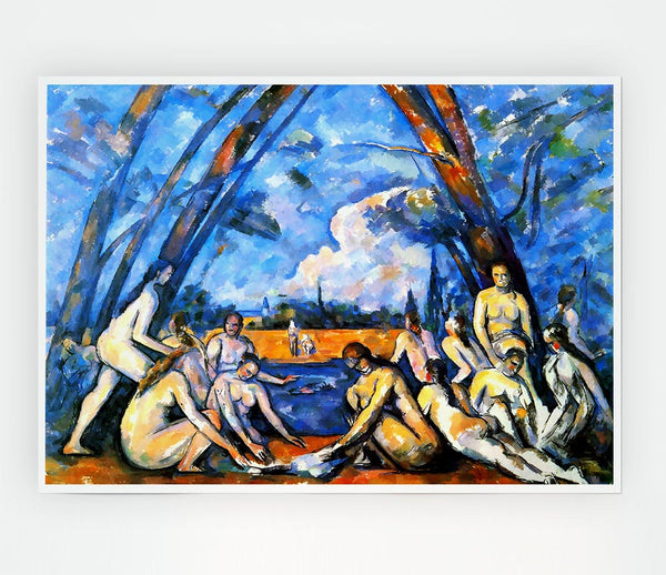 Cezanne Large Bathers 2 Print Poster Wall Art