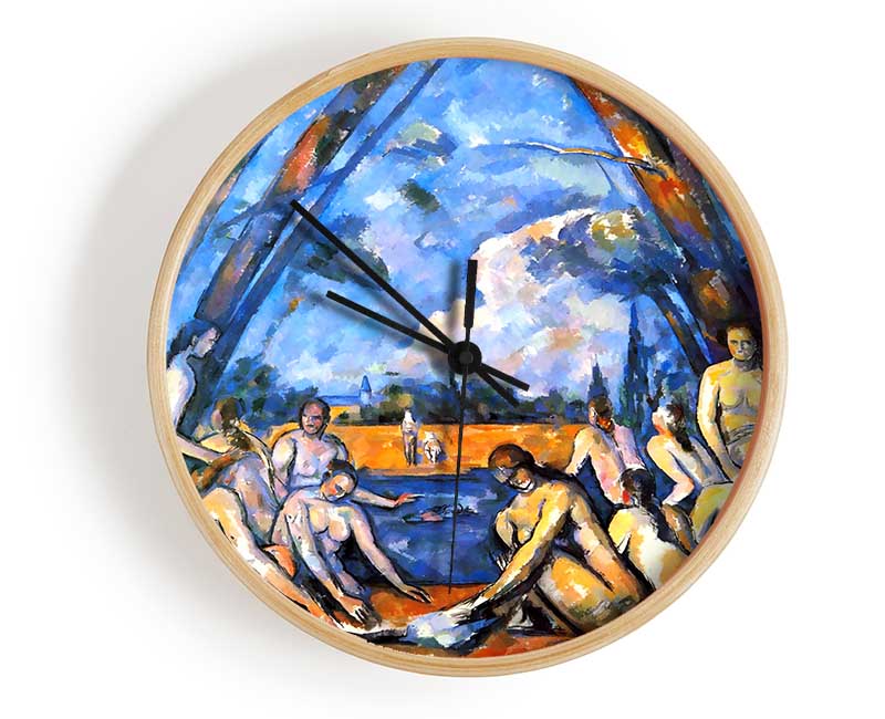 Cezanne Large Bathers 2 Clock - Wallart-Direct UK