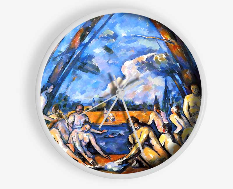 Cezanne Large Bathers 2 Clock - Wallart-Direct UK