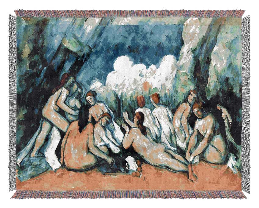 Cezanne Large Bathers Woven Blanket