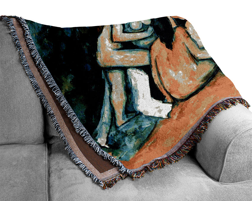 Cezanne Large Bathers Woven Blanket