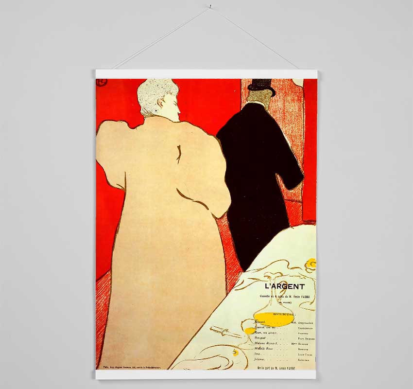 Toulouse Lautrec Largent Hanging Poster - Wallart-Direct UK