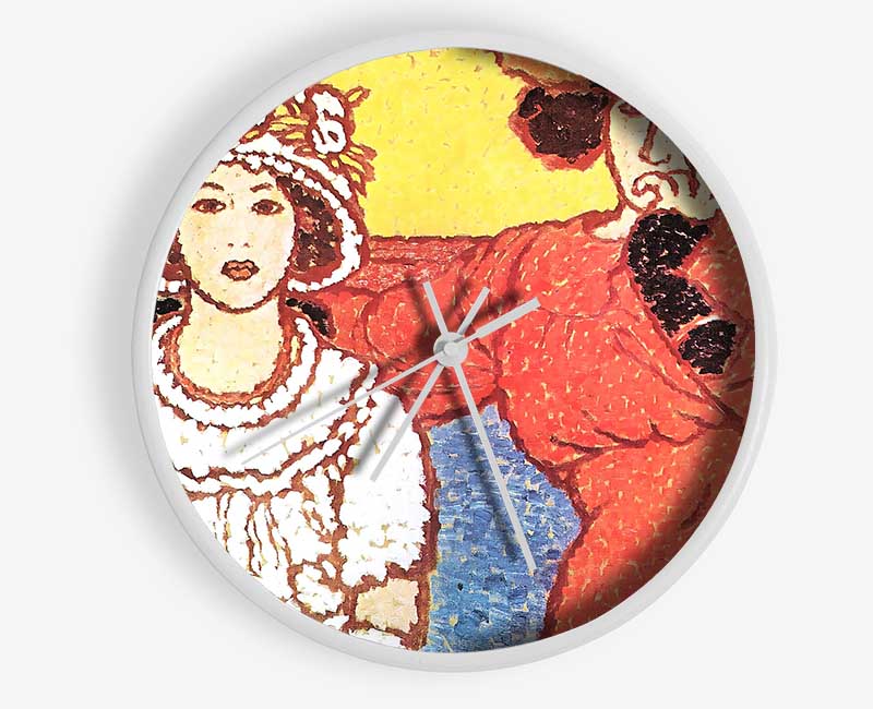 Joseph Rippl-Ronai Lazarine And Anella Clock - Wallart-Direct UK