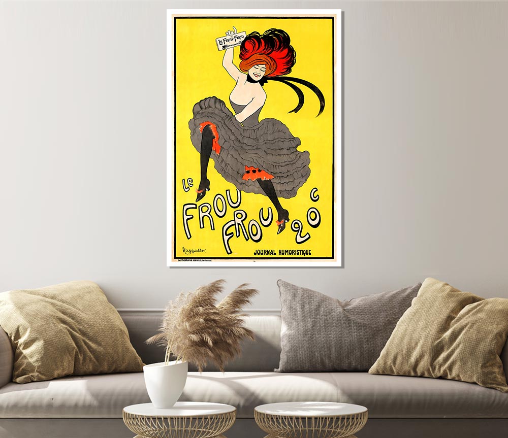 Le Frou Frou Print Poster Wall Art