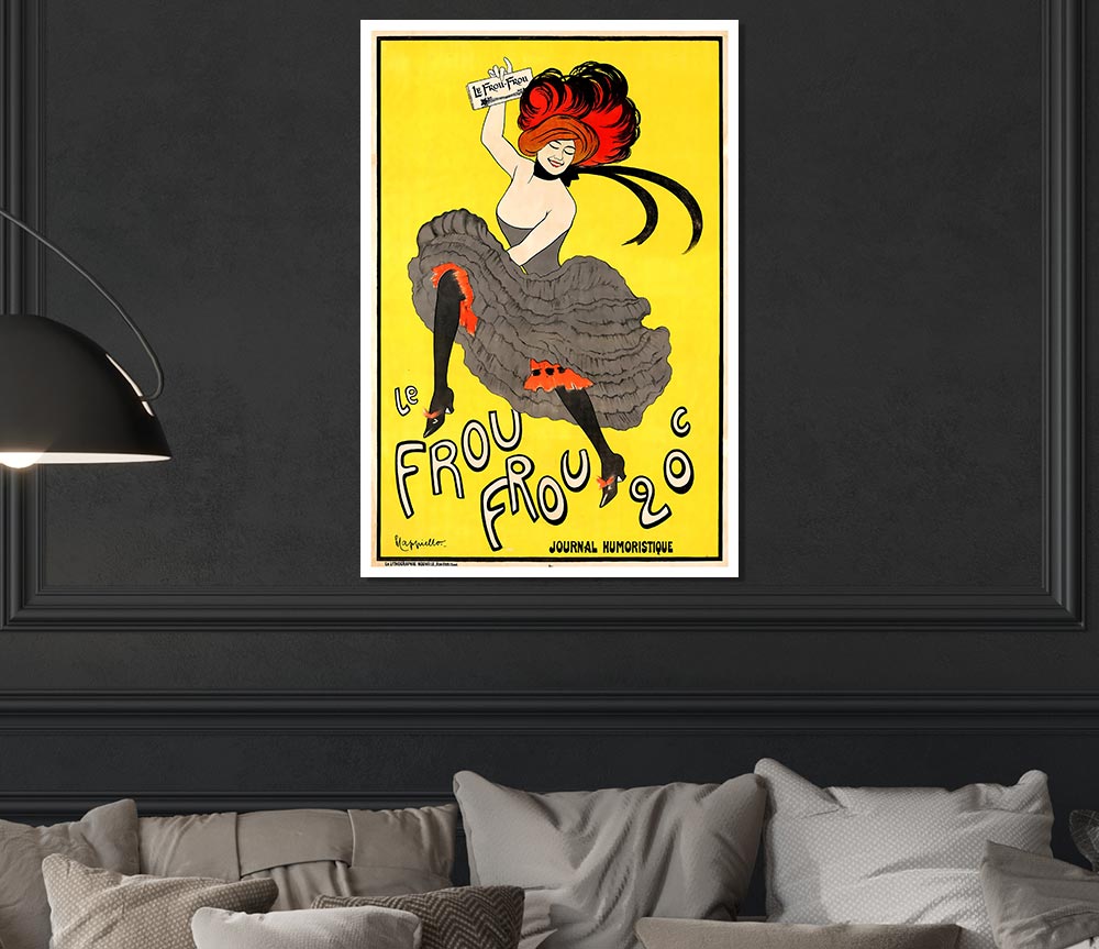 Le Frou Frou Print Poster Wall Art