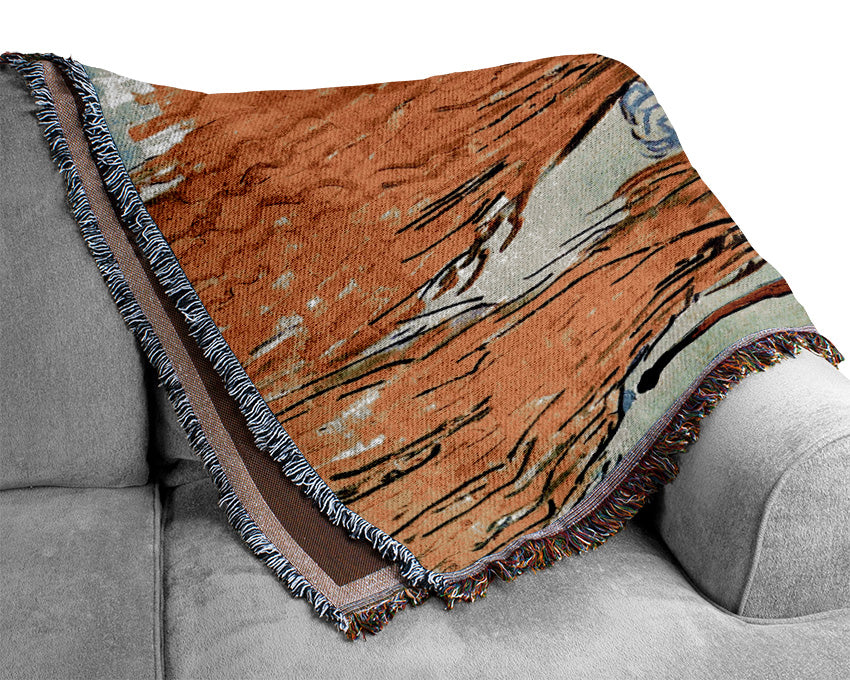 Van Gogh Les Alyscamps Woven Blanket