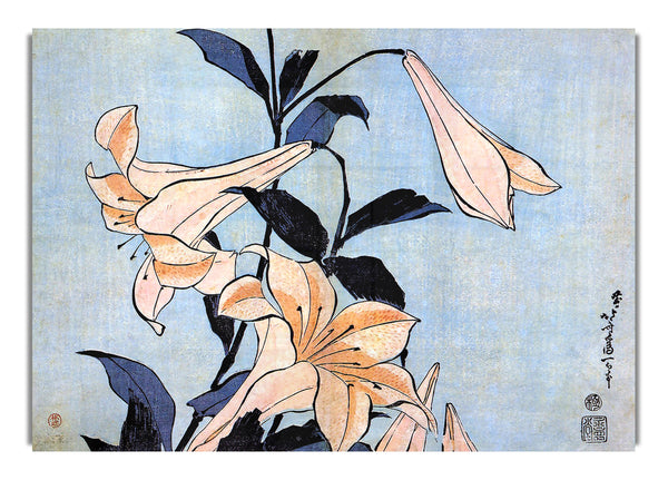 Lilies By Hokusai