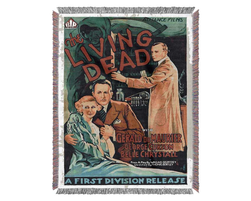 Living Dead 1934 Poster 1 Woven Blanket