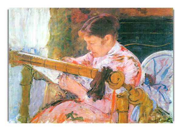 Lydia At The Cord Framework By Cassatt