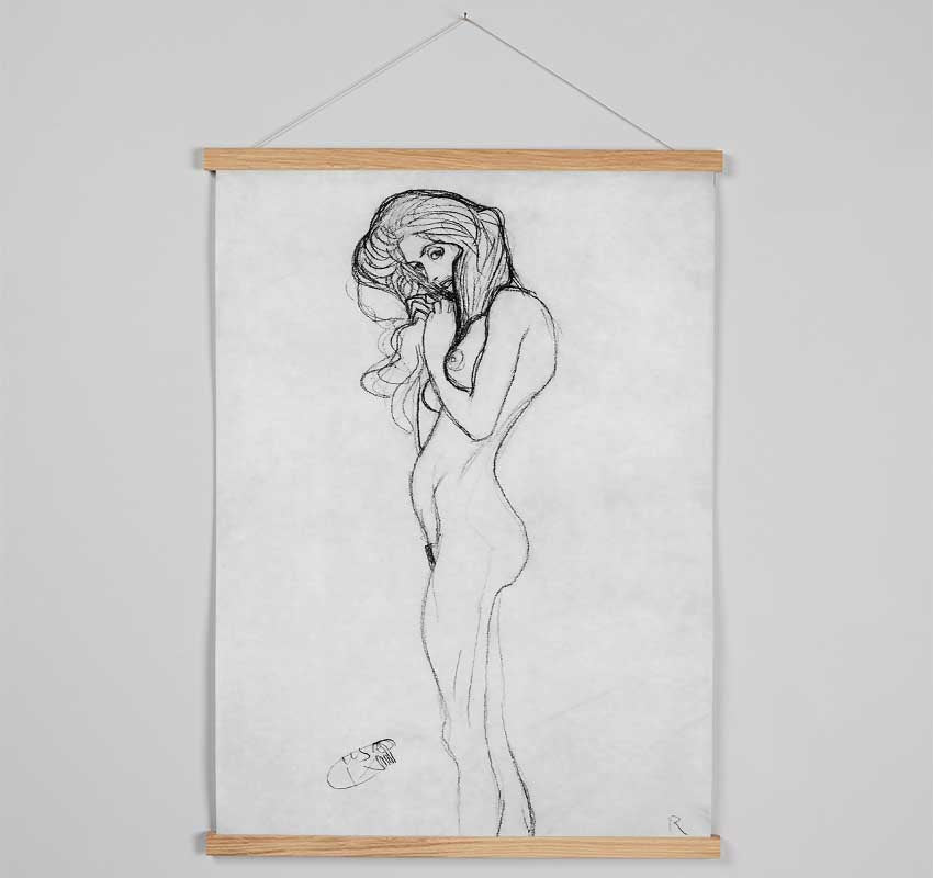 Klimt Madalane Hanging Poster - Wallart-Direct UK